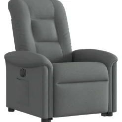 vidaXL Sillas-Sillón eléctrico reclinable elevable de tela