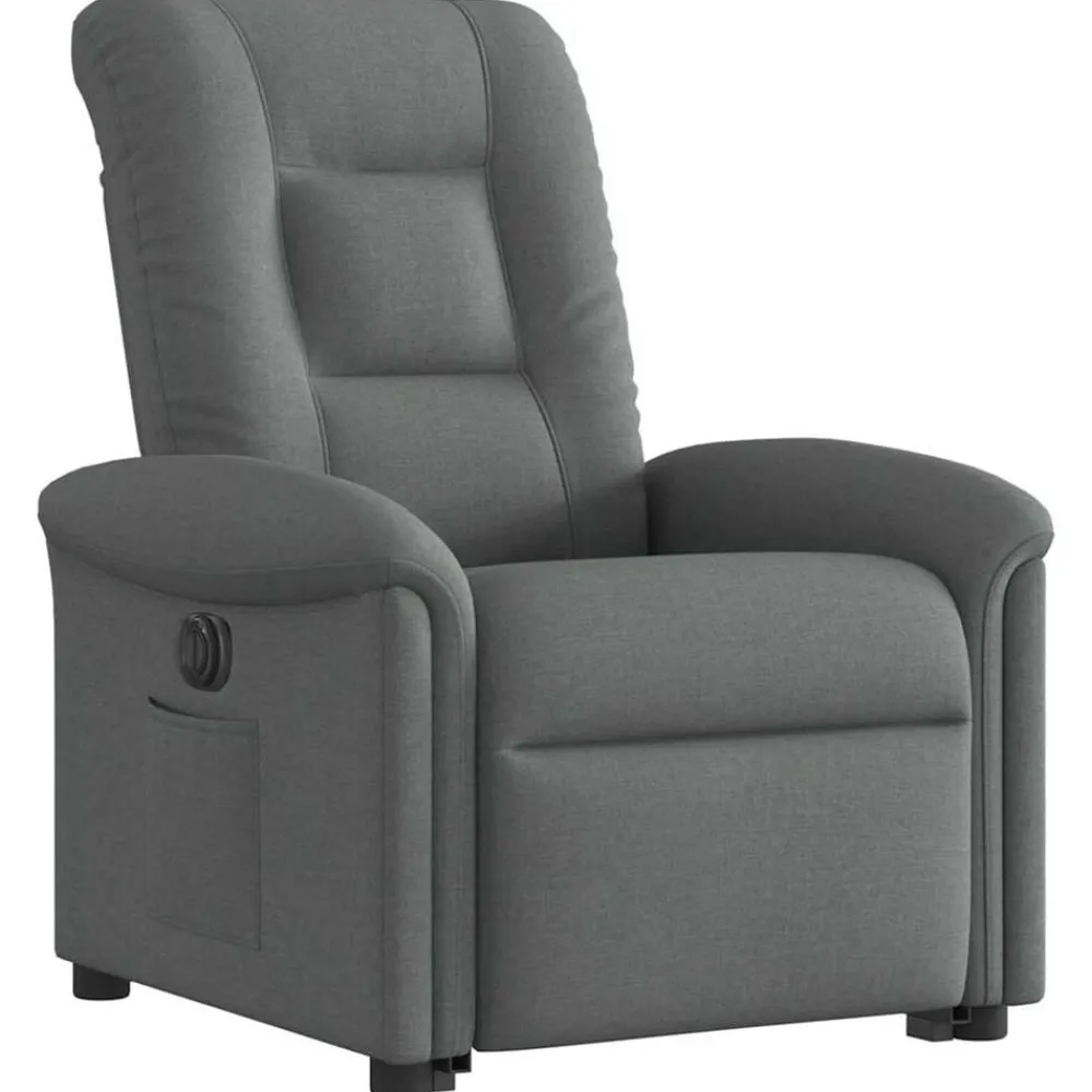 vidaXL Sillas-Sillón eléctrico reclinable elevable de tela