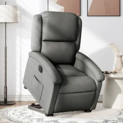 vidaXL Sillas-Sillón eléctrico reclinable elevable de tela
