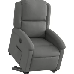 vidaXL Sillas-Sillón eléctrico reclinable elevable de tela