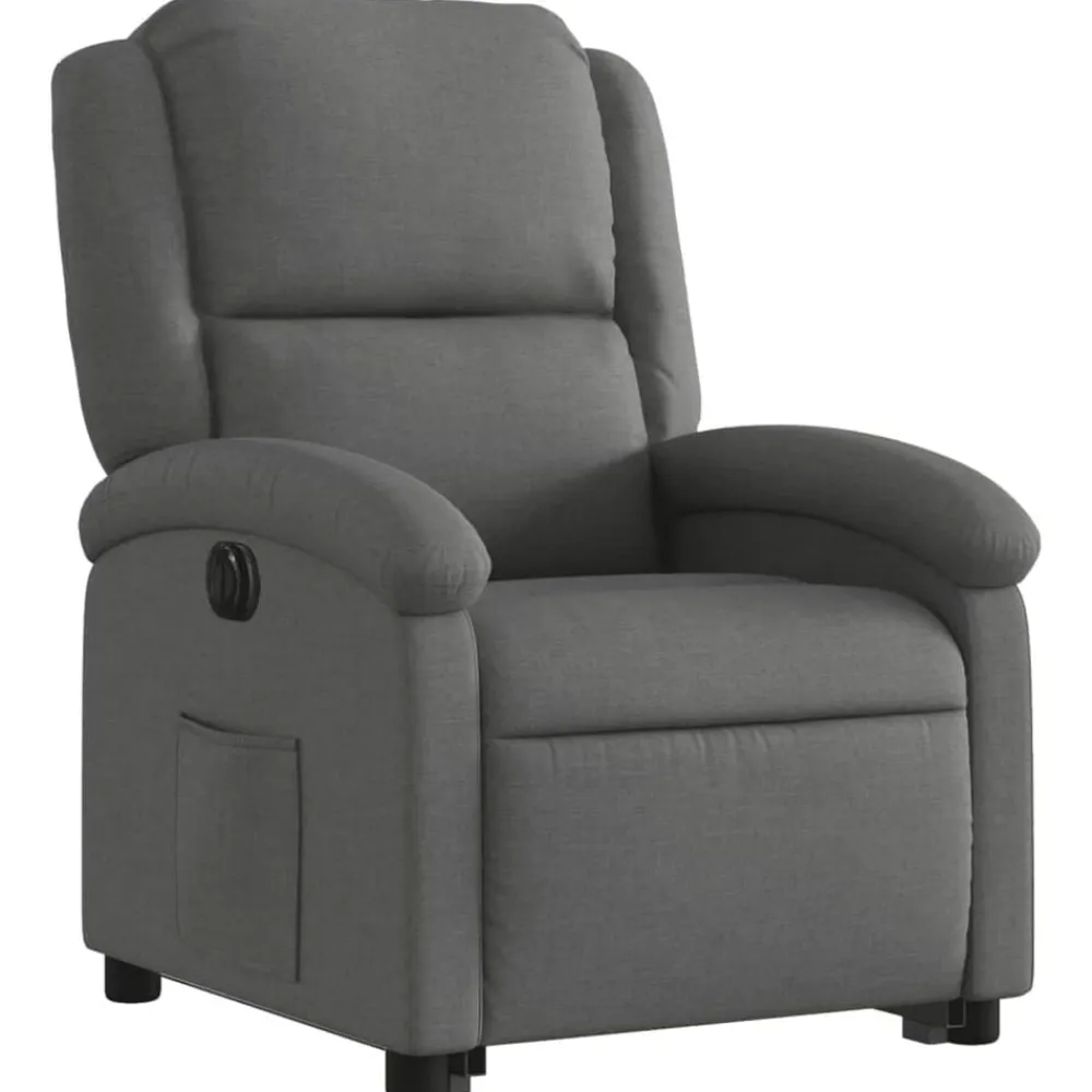 vidaXL Sillas-Sillón eléctrico reclinable elevable de tela