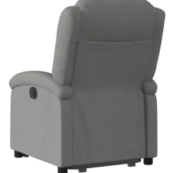 vidaXL Sillas-Sillón eléctrico reclinable elevable de tela