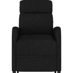 vidaXL Sillón elevable tela Negro Outlet