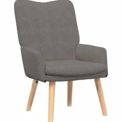 vidaXL sillón 63 x 67 x 94 cm tela Gris claro Outlet