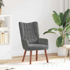vidaXL sillón 63 x 67 x 94 cm Terciopelo Gris oscuro Online