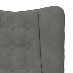 vidaXL sillón 63 x 67 x 94 cm Terciopelo Gris oscuro Online