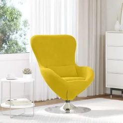 vidaXL Sillas-Sillón huevo Terciopelo