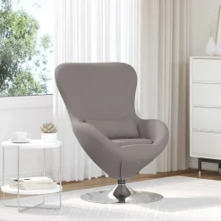vidaXL Sillas-Sillón huevo 63 x 73 x 90 cm tela