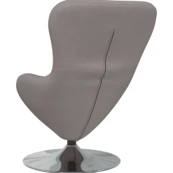 vidaXL Sillas-Sillón huevo 63 x 73 x 90 cm tela