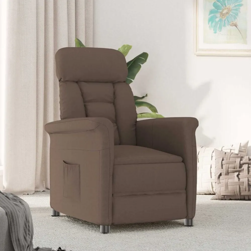 vidaXL sillón Marrón Microfibra Marrón Best