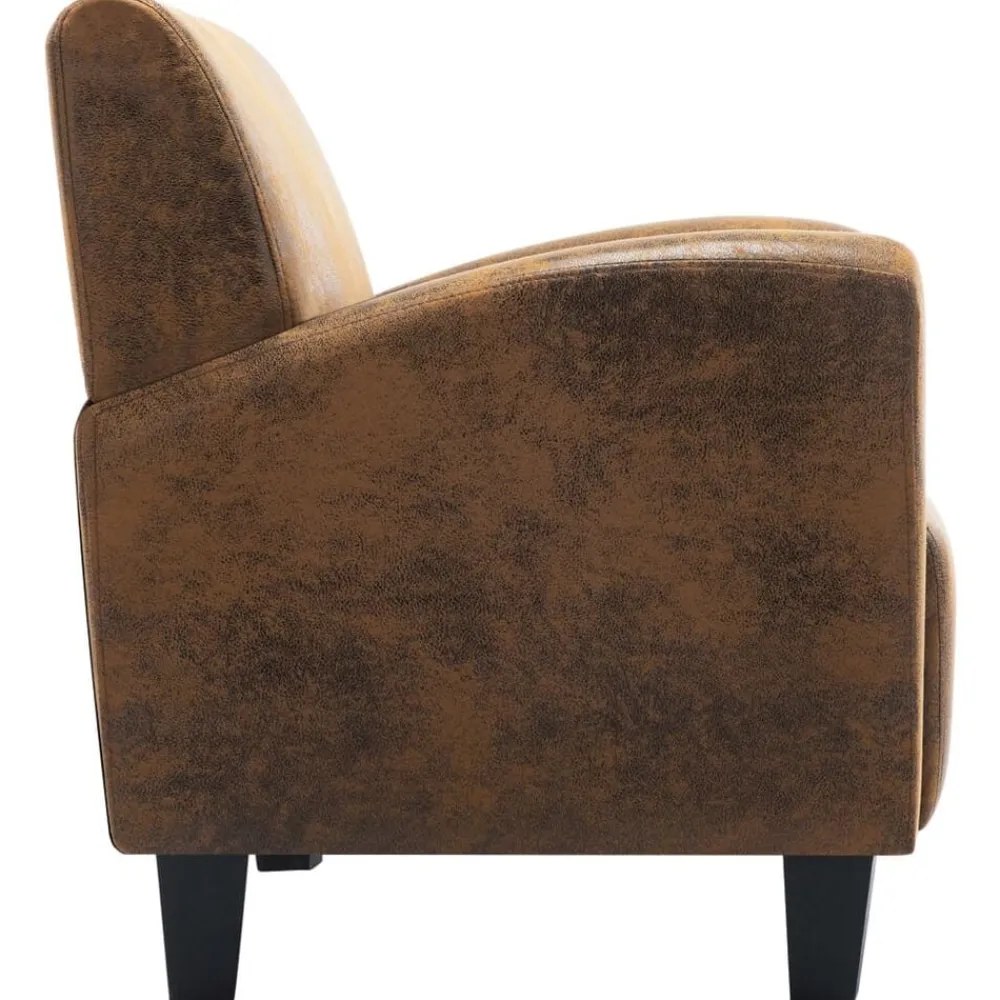 vidaXL Sillón marrón 70x69x72 cm piel sintética Online