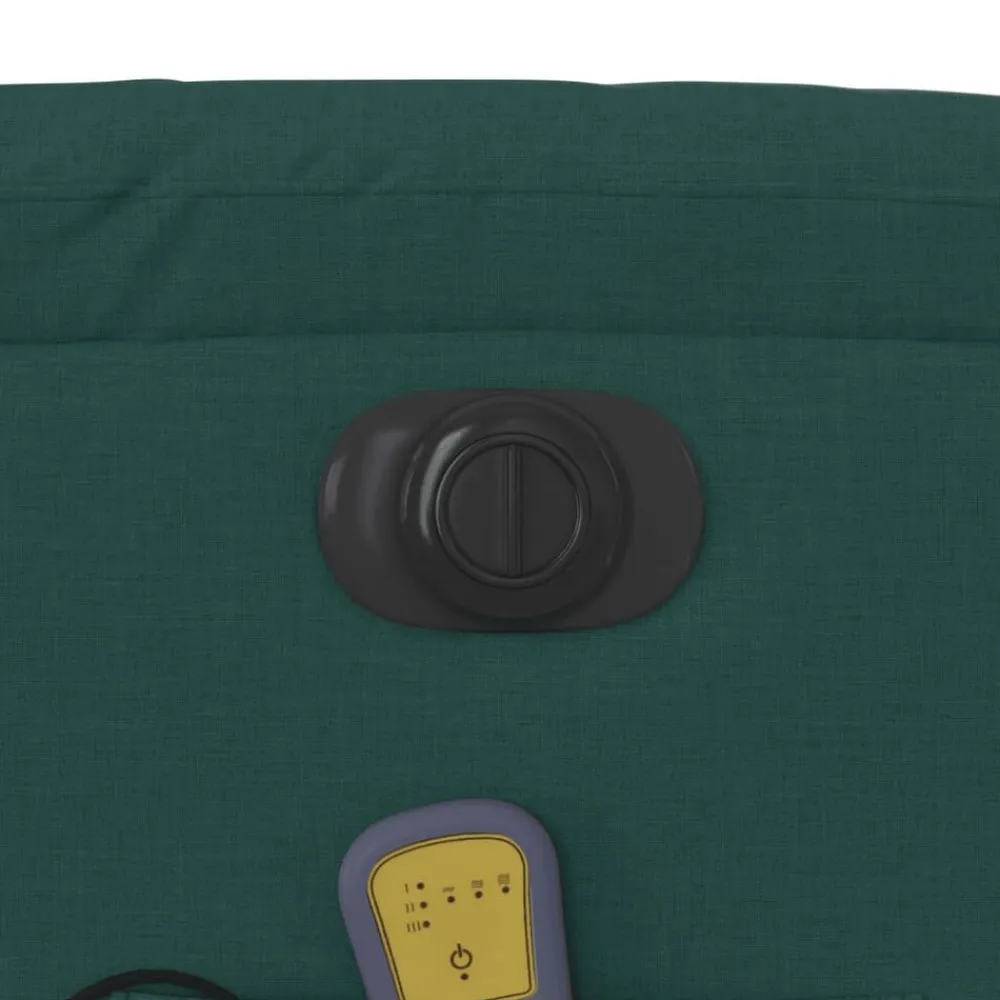 vidaXL Sillas-Sillón masaje eléctrico reclinable elevable tela