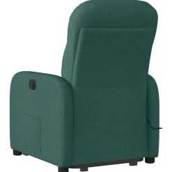 vidaXL Sillas-Sillón masaje eléctrico reclinable elevable tela