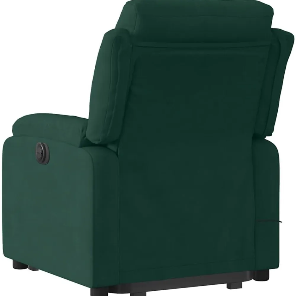 vidaXL Sillas-Sillón masaje reclinable elevable terciopelo