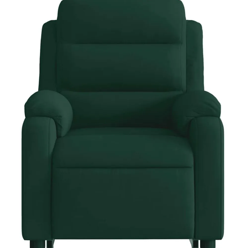 vidaXL Sillas-Sillón masaje reclinable elevable terciopelo