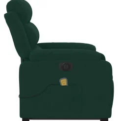 vidaXL Sillas-Sillón masaje reclinable elevable terciopelo