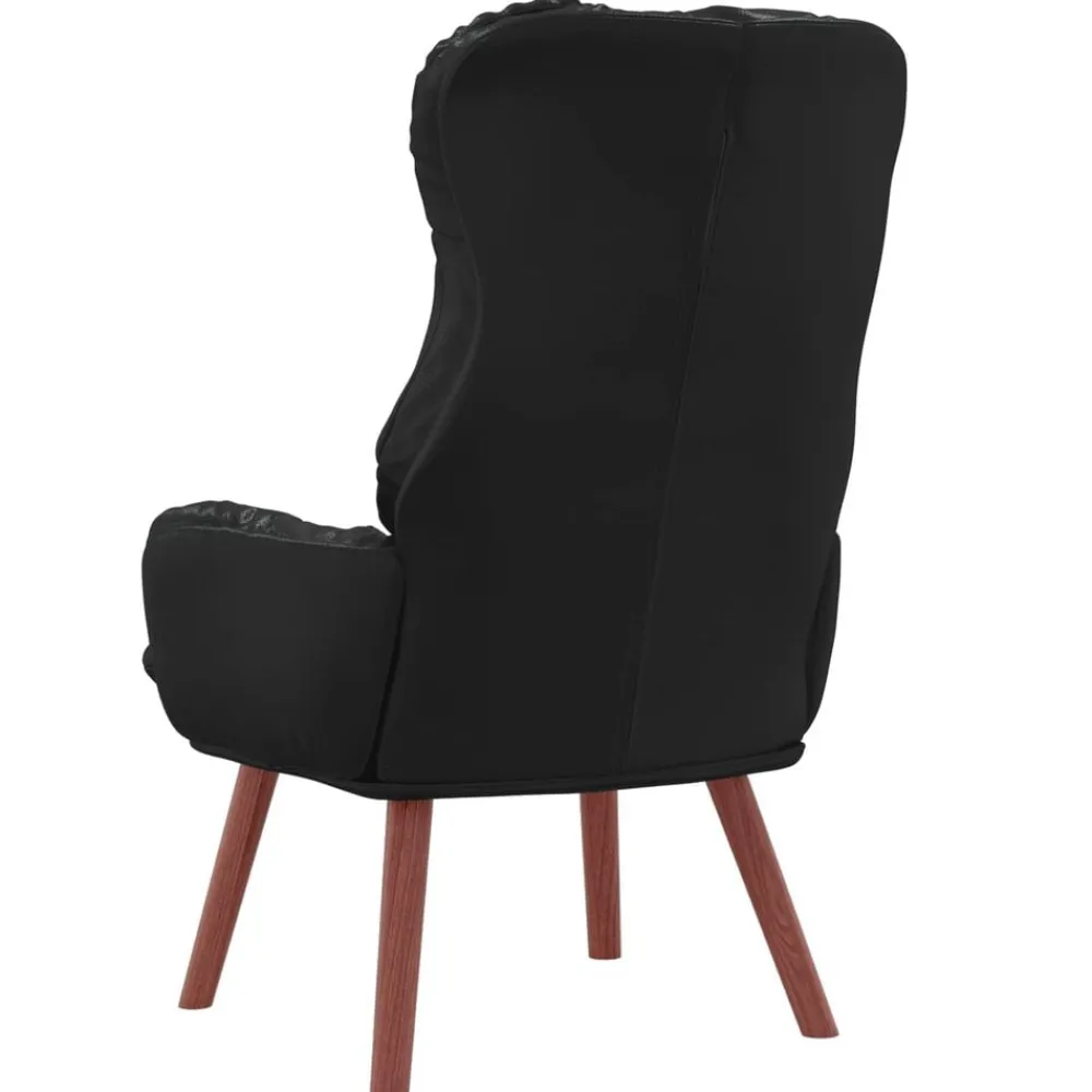 vidaXL sillón 69 x 74 x 93 cm Cuero artificial Negro Hot