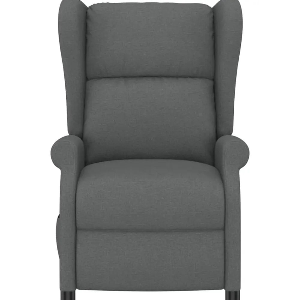vidaXL Sillas-Sillón orejero reclinable eléctrico de tela