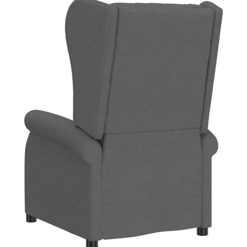 vidaXL Sillas-Sillón orejero reclinable eléctrico de tela