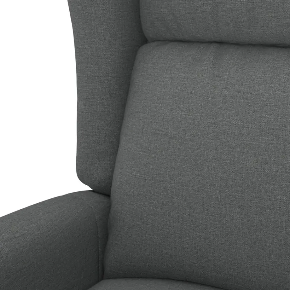 vidaXL Sillas-Sillón orejero reclinable eléctrico de tela