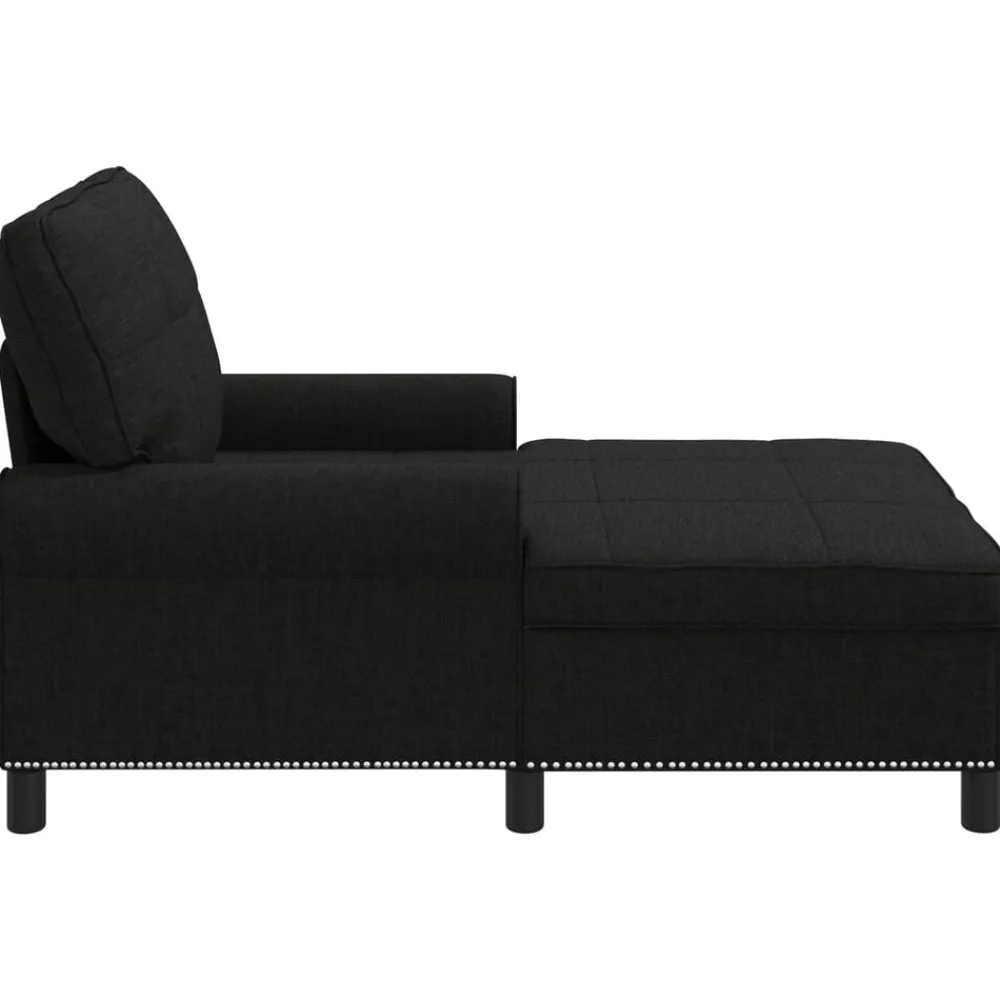vidaXL Sillón reclinable con cojín 91 x 157 x 91 cm tela Negro Best
