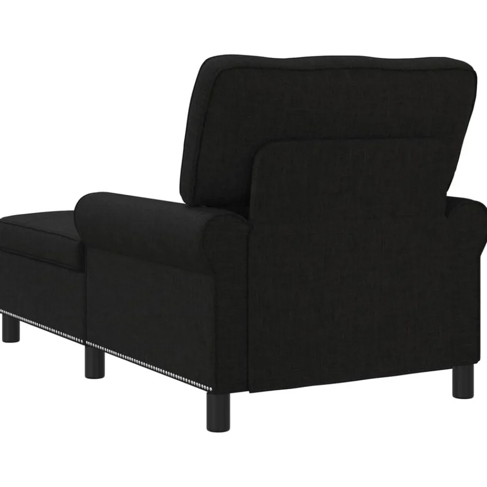 vidaXL Sillón reclinable con cojín 91 x 157 x 91 cm tela Negro Best