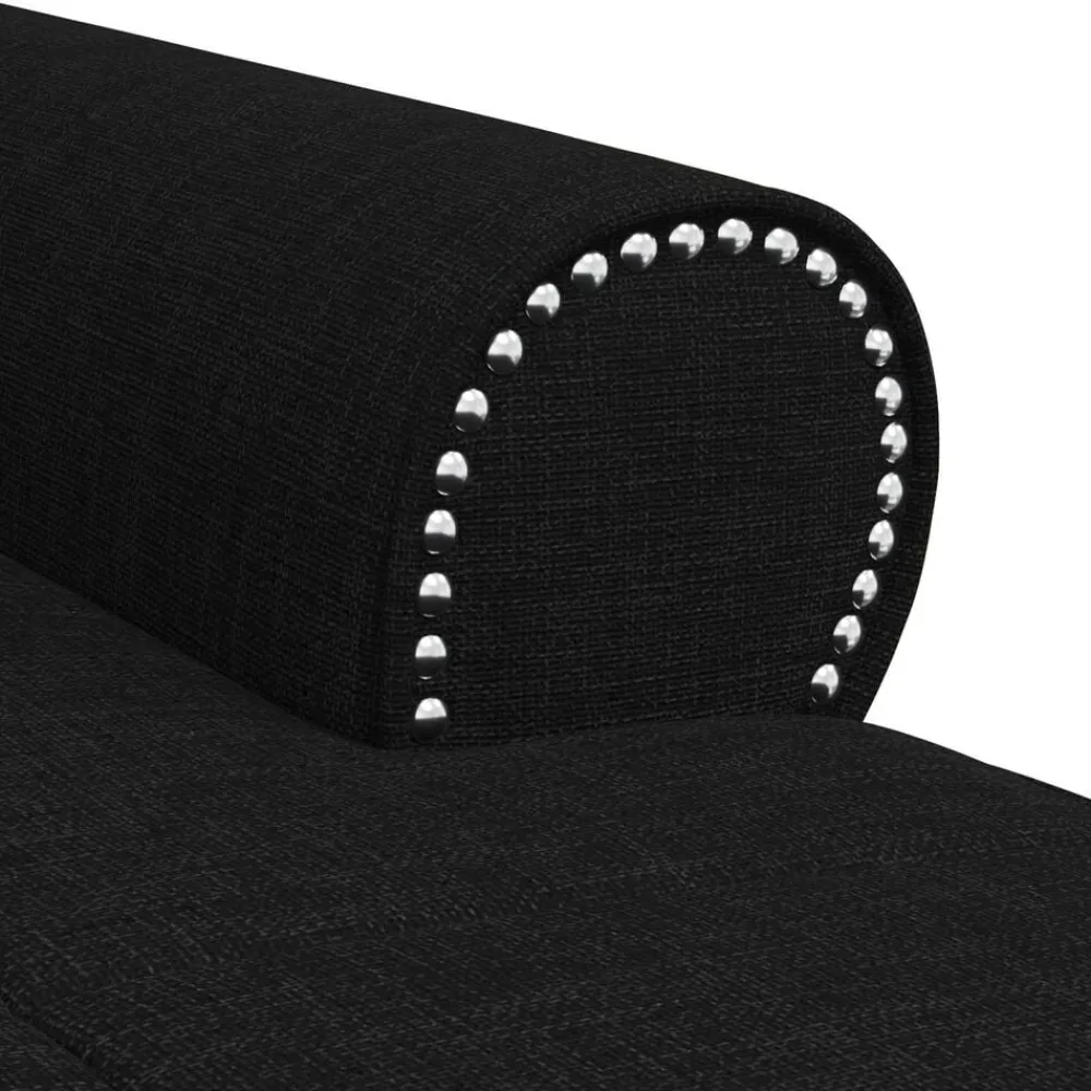 vidaXL Sillón reclinable con cojín 91 x 157 x 91 cm tela Negro Best
