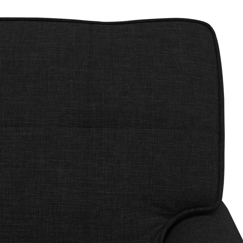 vidaXL Sillón reclinable con cojín 91 x 157 x 91 cm tela Negro Best
