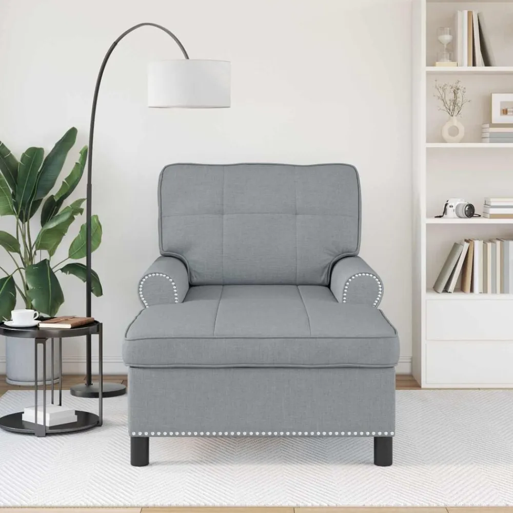 vidaXL Sillas-Sillón reclinable con cojín 91 x 157 x 91 cm tela