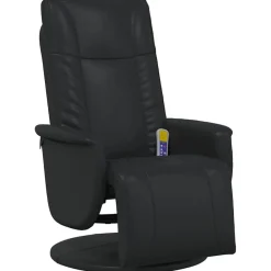 vidaXL Sillas-Sillón reclinable con masaje giratorio 71 x 90 x 105 cm