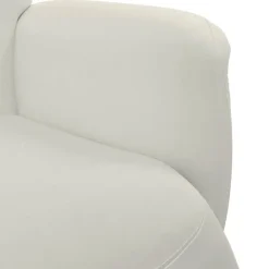 vidaXL Sillón reclinable con reposapiés terciopelo color Crema New