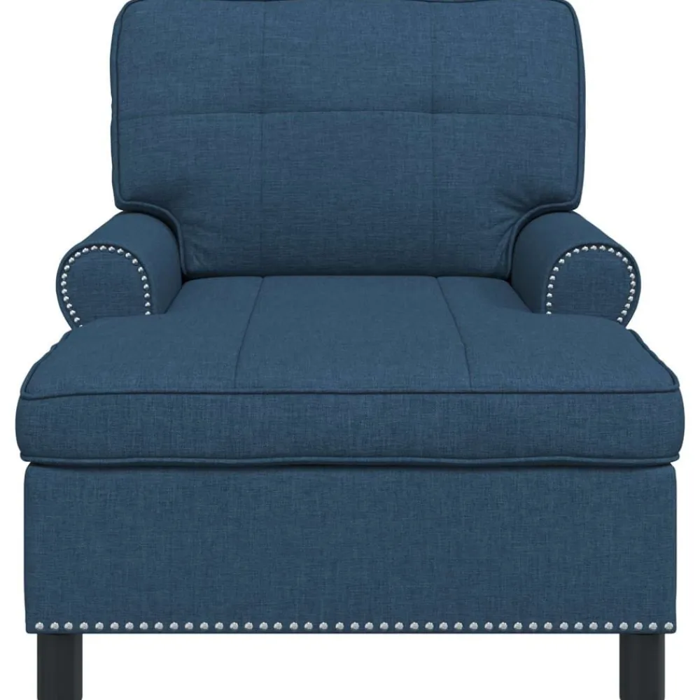 vidaXL Sillas-Sillón reclinable con cojín 91 x 157 x 91 cm tela