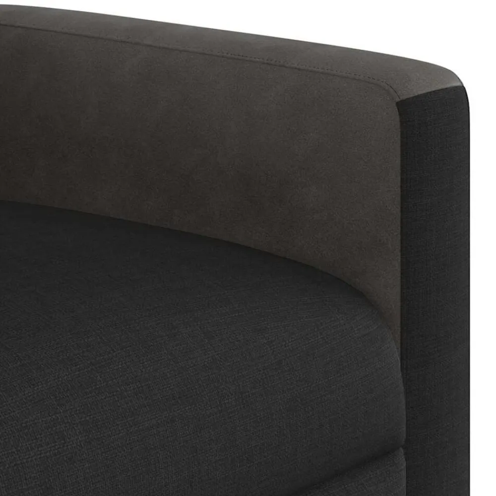 vidaXL Sillas-Sillón reclinable de masaje elevable tela