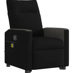 vidaXL Sillas-Sillón reclinable de masaje elevable tela