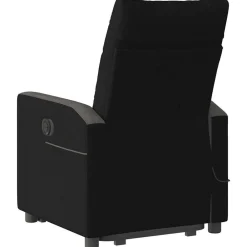 vidaXL Sillas-Sillón reclinable de masaje elevable tela