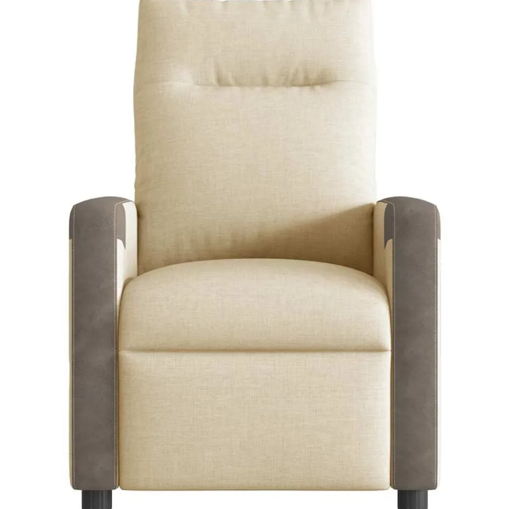 vidaXL Sillas-Sillón reclinable de tela