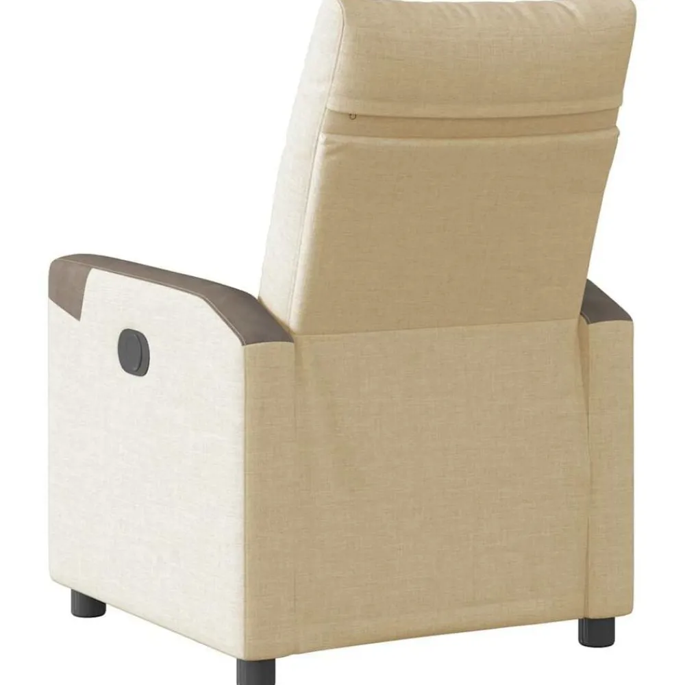 vidaXL Sillas-Sillón reclinable de tela