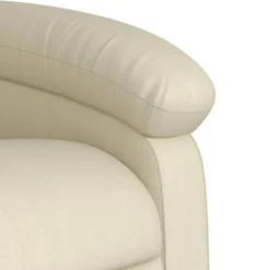 vidaXL Sillas-Sillón reclinable de masaje cuero sintético