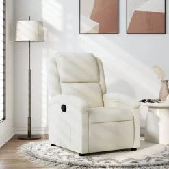 vidaXL Sillas-Sillón reclinable de terciopelo color