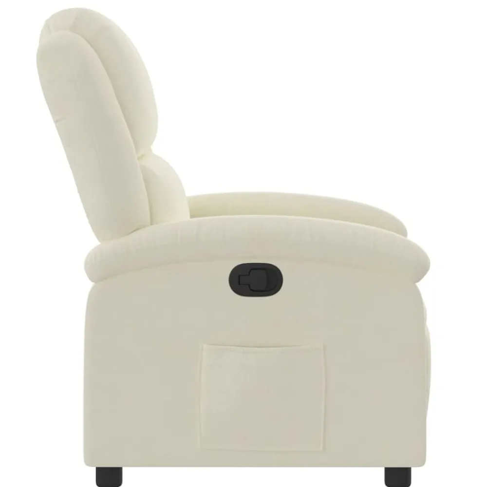 vidaXL Sillas-Sillón reclinable de terciopelo color