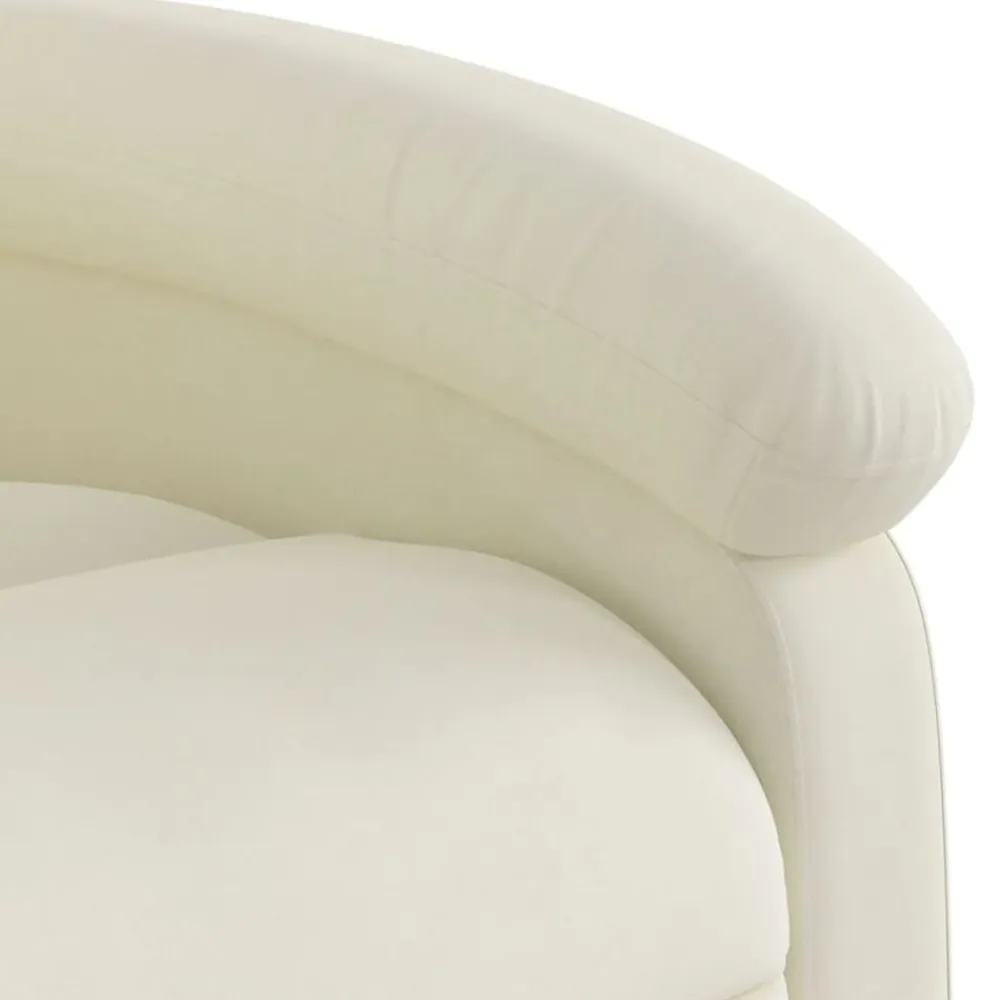 vidaXL Sillas-Sillón reclinable de terciopelo color