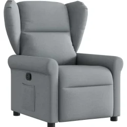 vidaXL Sillas-Sillón reclinable de tela