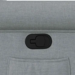 vidaXL Sillas-Sillón reclinable de tela