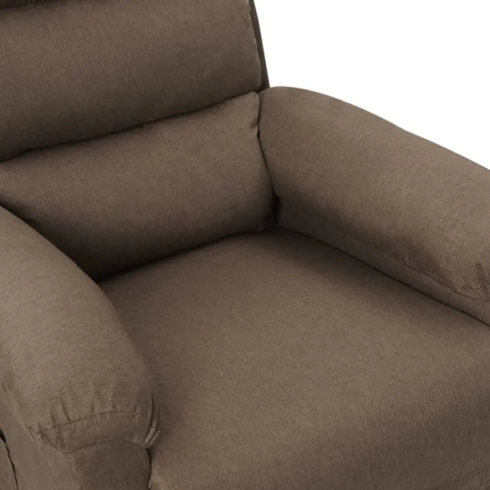 vidaXL Sillón reclinable de tela gris taupe Taupé Clearance