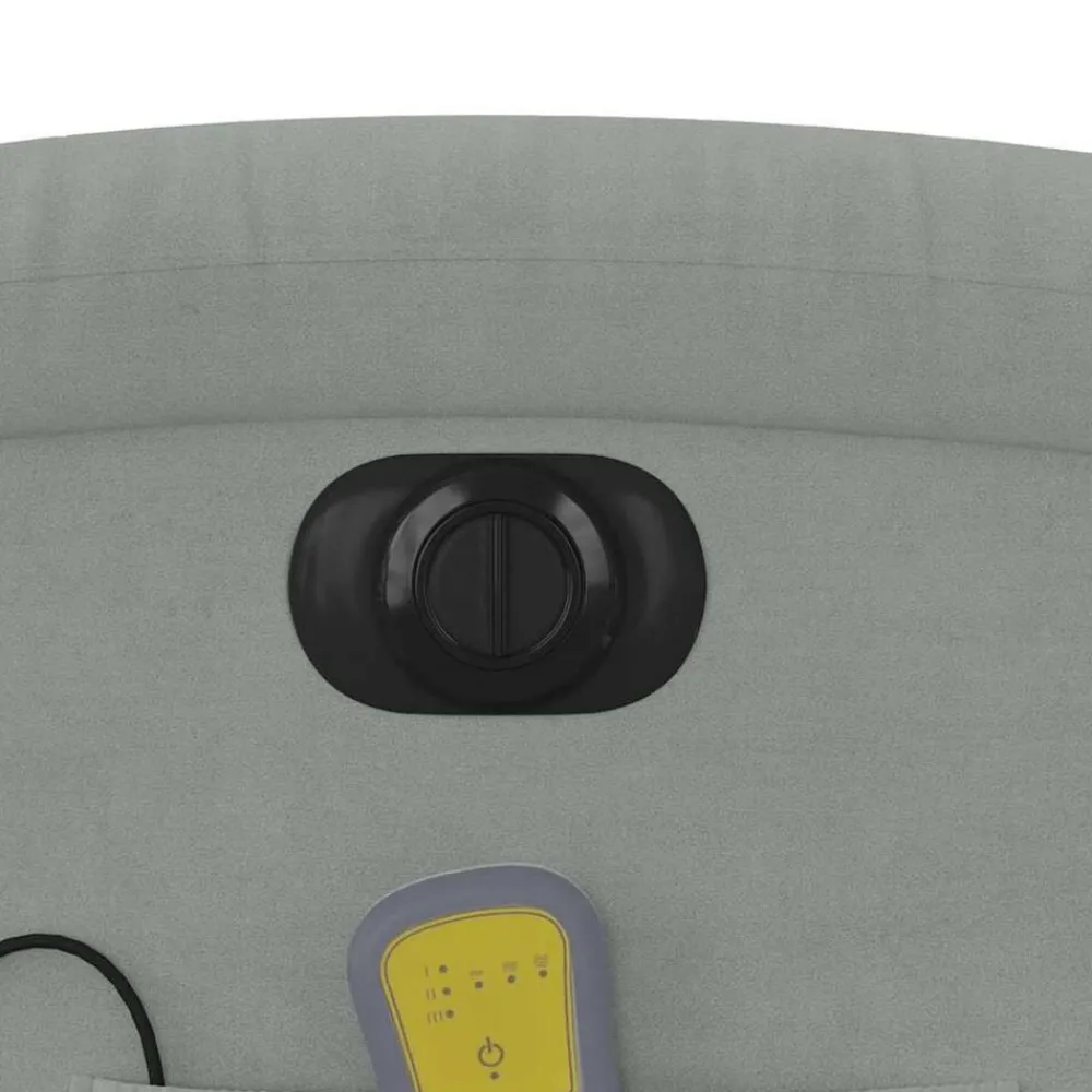vidaXL Sillas-Sillón reclinable de masaje eléctrico terciopelo