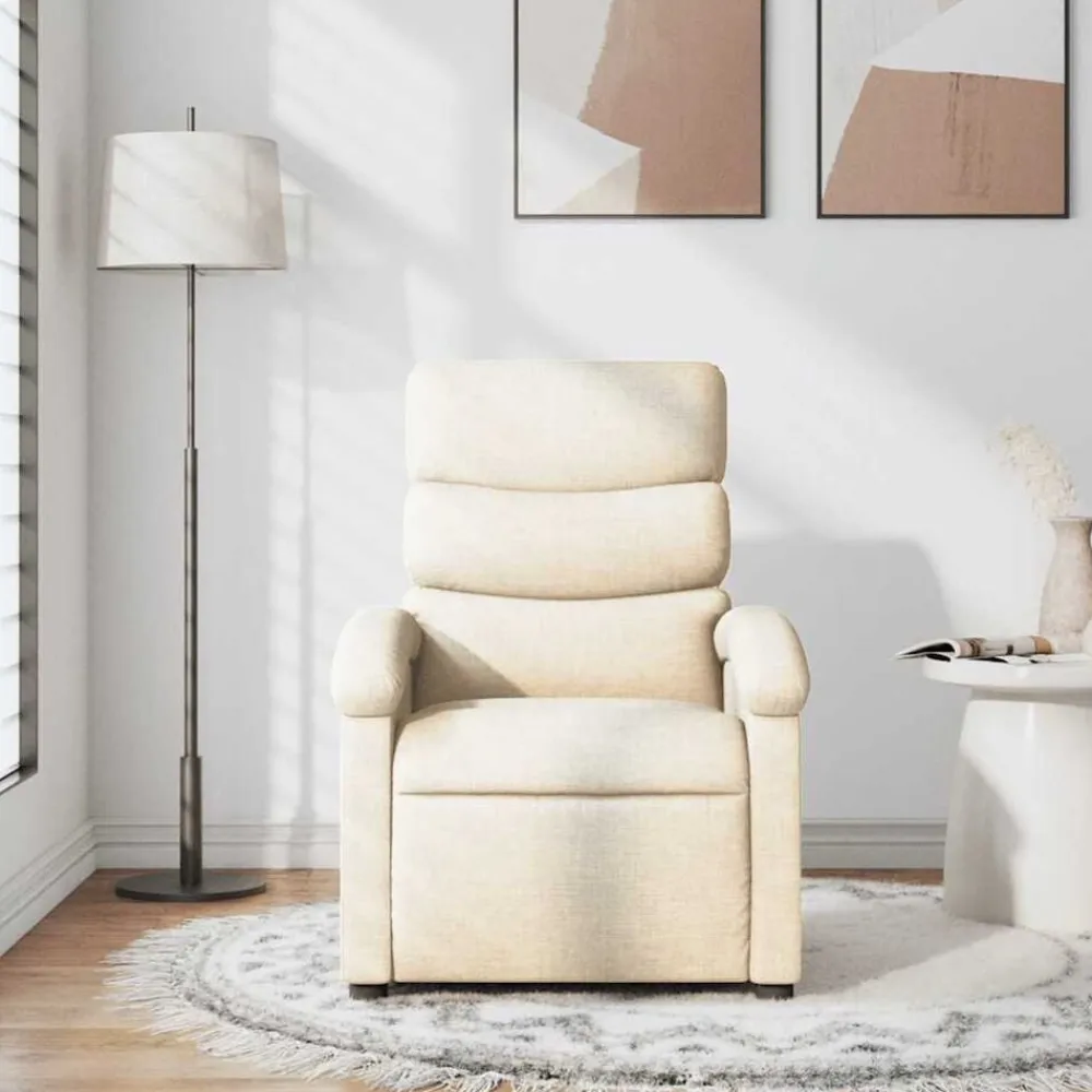vidaXL Sillas-Sillón reclinable de tela