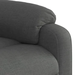 vidaXL Sillas-Sillón reclinable de masaje eléctrico tela