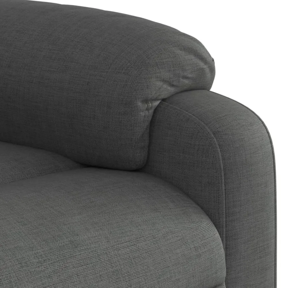 vidaXL Sillas-Sillón reclinable de masaje eléctrico tela
