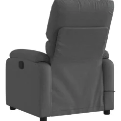 vidaXL Sillas-Sillón reclinable de masaje eléctrico tela