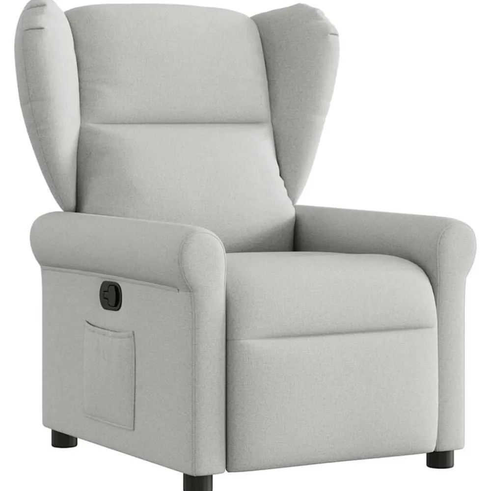 vidaXL Sillas-Sillón reclinable de tela
